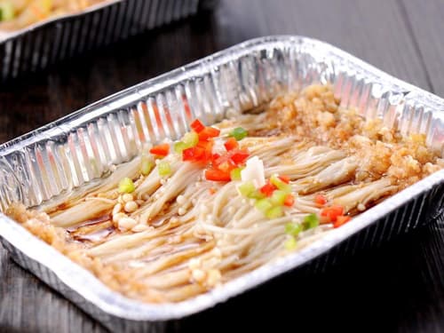 后湖管理区锡纸烤金针菇